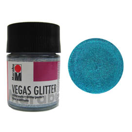 Marabu Vegas Glitter 50ml aquablau